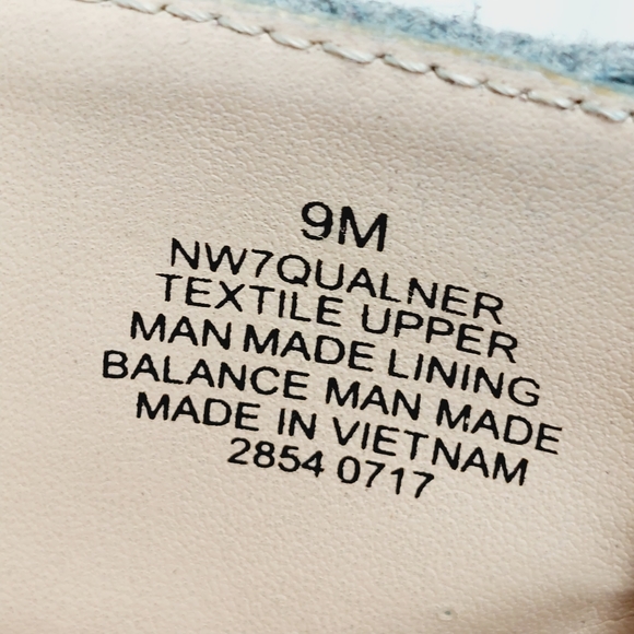 Nine West Qualner Grey Fabric Round Toe Block Heel Ankle Boots H897 - Picture 10 of 13